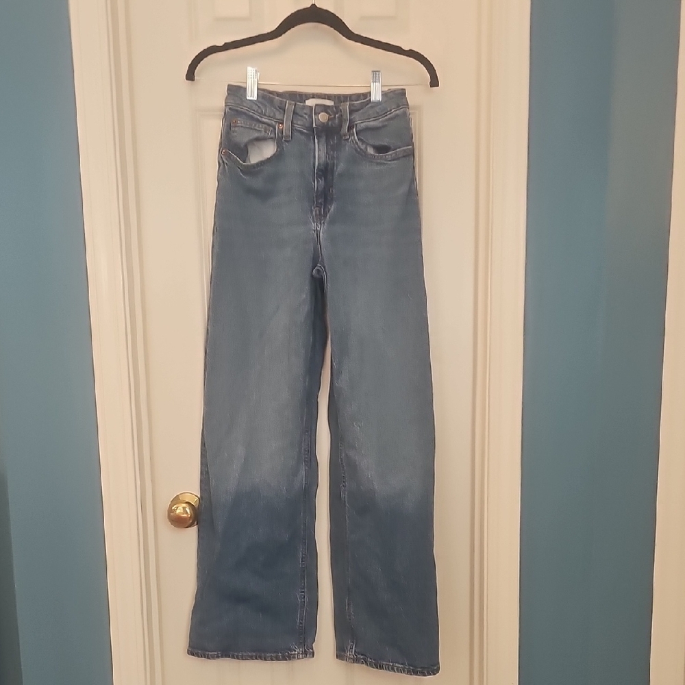 H&M Blue Flare & Wide Leg Jeans